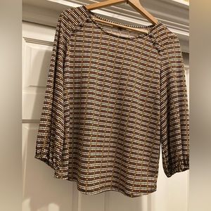 Adrianna Papell Blouse. So pretty, can be worn out or tucked in. Great fabric.